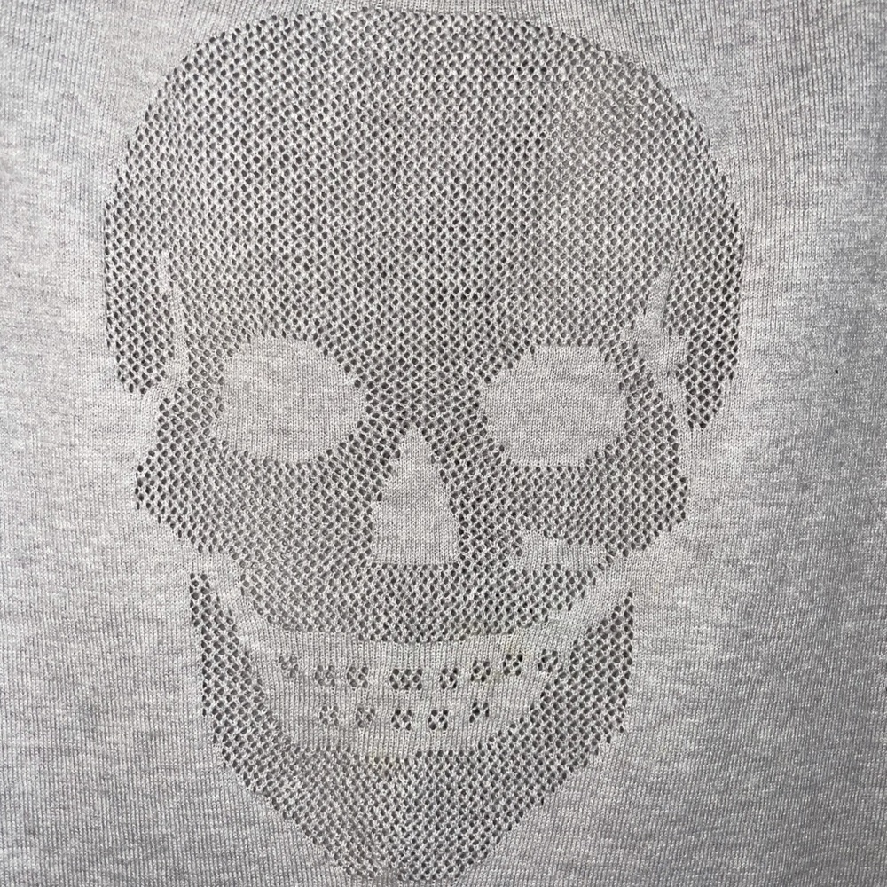 Skull Cashmere grey sweater